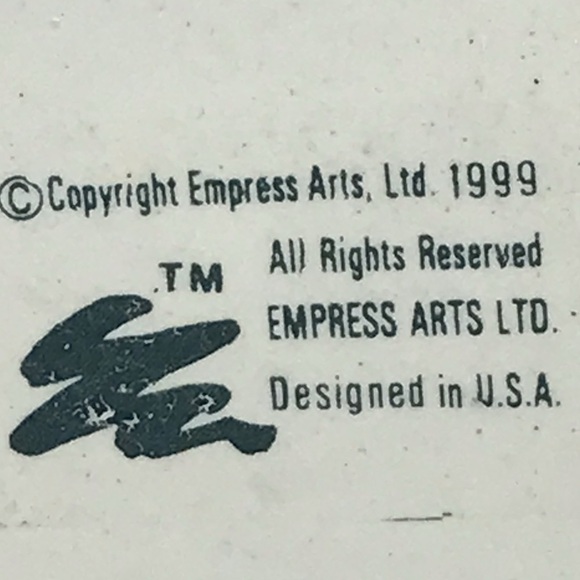 Empress Arts LTD Mini 1999 Enamel Fruit Vegetable Pattern Design Watering Can - Picture 8 of 8